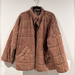 Forever 21 jacket Quilted Zip-Up Jacket